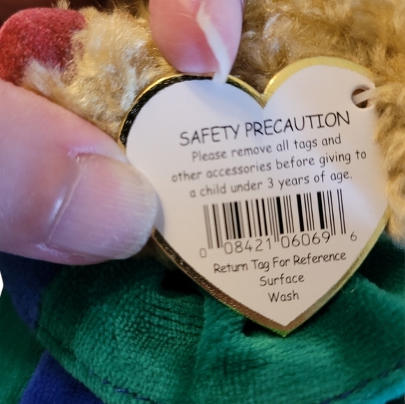 RARE TY Beanie Babies 1993 Piccadilly Attic Treasures Collection with Tag Errors - Picture 6 of 8